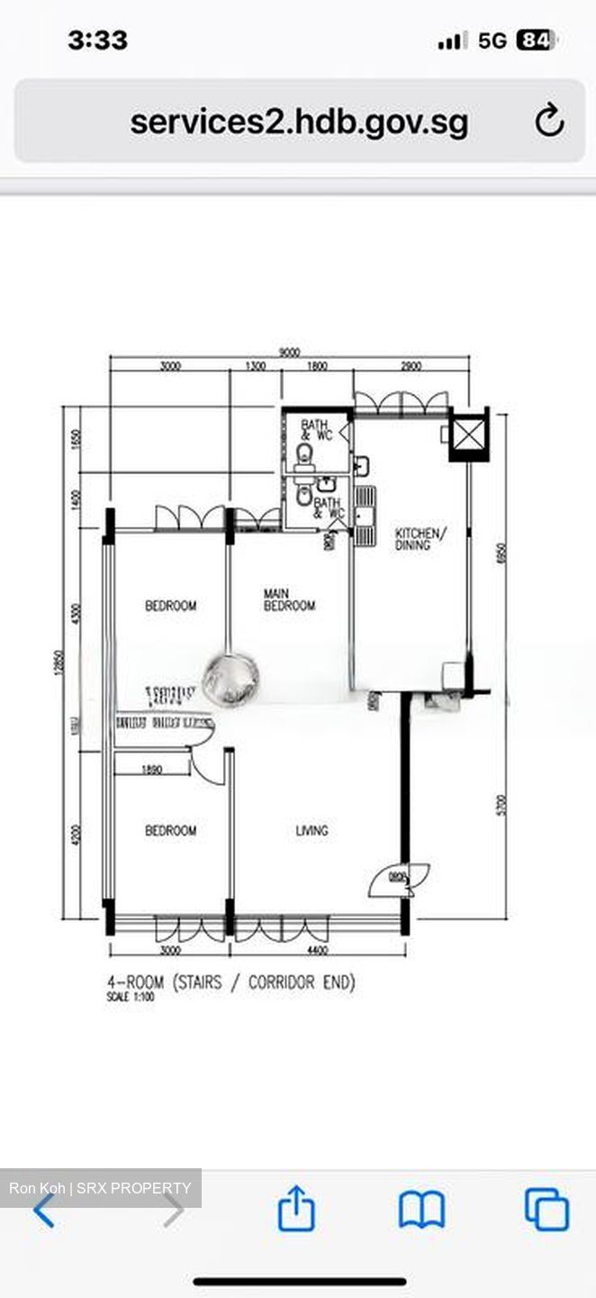 Blk 8 Teck Whye Heights II (Choa Chu Kang), HDB 4 Rooms #480617891
